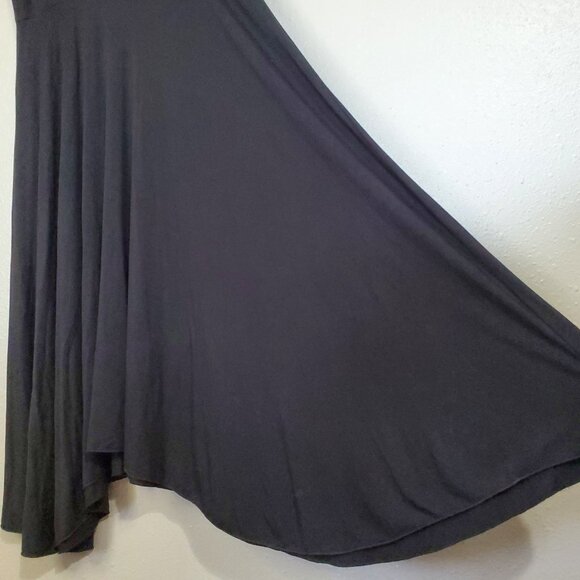 NWOT Softwear By Mark Singer Asymmetric Flowy Dress Sleeveless Midi Tank Dress - Picture 3 of 14